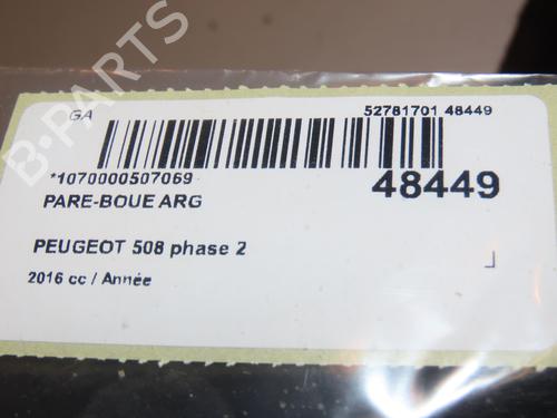 Wheel arch PEUGEOT 508 I (8D_) 2.0 BlueHDi 180 | BP16758109C56 
