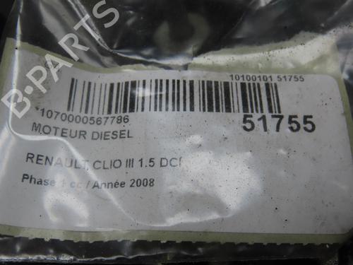 Used Engine RENAULT CLIO III (BR0/1, CR0/1) 1.5 dCi (C/BR0G, C/BR1G) (68 hp) 28966797