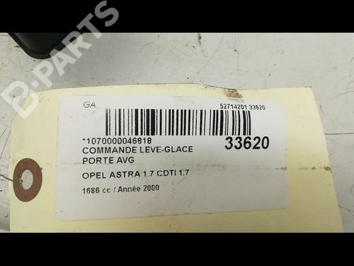 Left front window switch OPEL ASTRA G Hatchback (T98) 1.7 DTI 16V (F08, F48) | BP9593741I27 