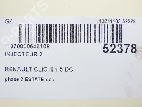 Used Injector Injector RENAULT CLIO IV Grandtour (KH_) 1.5 dCi 75 (75 hp) 28966902 28966902