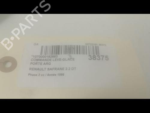 Used Left rear window switch Left rear window switch RENAULT SAFRANE II (B54_) 2.2 dT (B54G) (113 hp) 9603441 9603441