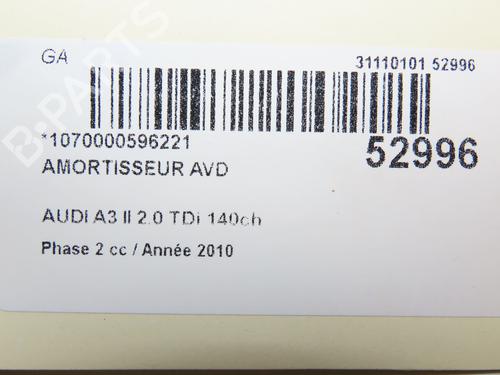 Right front shock absorber AUDI A3 Sportback (8PA) 2.0 TDI 16V | BP28829791M17 