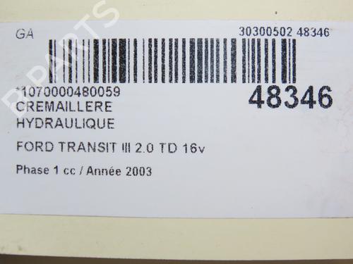 Used Steering rack FORD TRANSIT Van (FA_ _) 2.0 DI (FAE_, FAF_, FAG_) (100 hp) 28801556