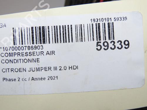 AC compressor CITROËN JUMPER II Van 2.2 BlueHDi 140 | BP37432542M34 - Image 9