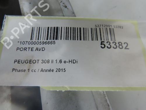Used Right front door PEUGEOT 308 II (LB_, LP_, LW_, LH_, L3_) 1.6 HDi / BlueHDi 115 (115 hp) 28527309