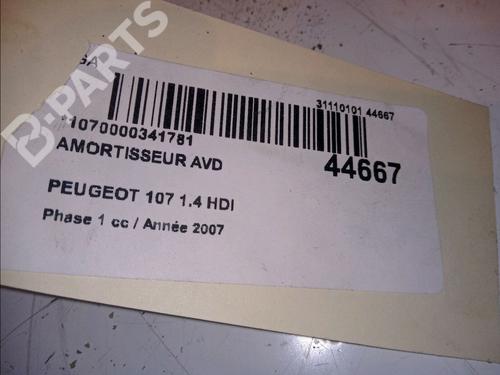 Right front shock absorber PEUGEOT 107 (PM_, PN_) 1.4 HDi | BP11100147M17 