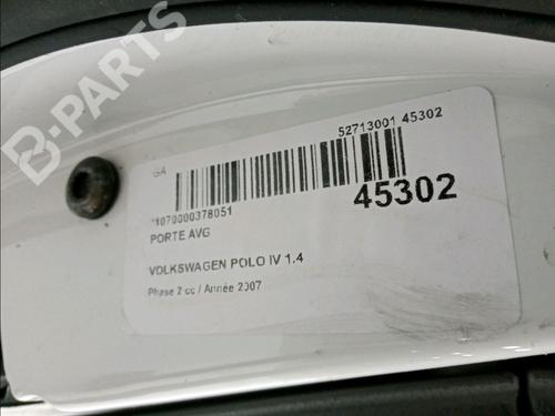 Left front door VW POLO IV (9N_, 9A_) 1.4 TDI | BP12181013C2 