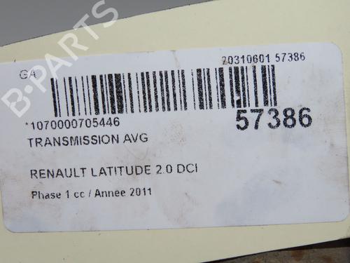 Left front driveshaft RENAULT LATITUDE (L70_) 2.0 dCi 175 (L70Y, L734) | BP39756450M38 - Image 5