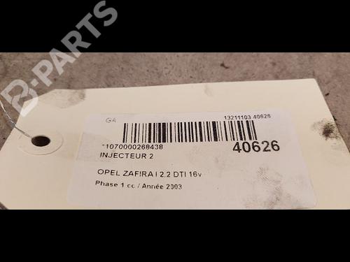 Injector OPEL ZAFIRA A MPV (T98) 2.2 DTI 16V (F75) | BP9612634M100 