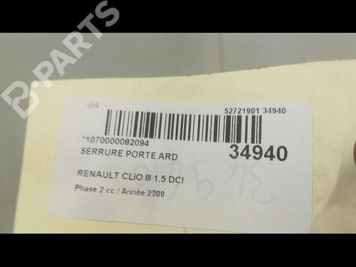 Rear right lock RENAULT CLIO III Grandtour (KR0/1_) 1.5 dCi (KR0F) | BP9596355C99 