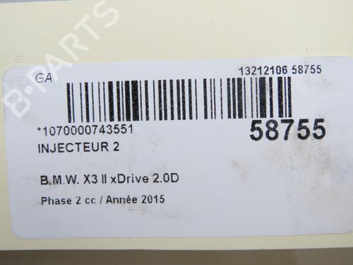 Injector BMW X3 (F25) xDrive 20 d | BP33836389M100 - Image 5