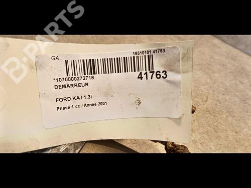 Startmotor FORD KA (RB_) 1.3 i | BP9615893M8 