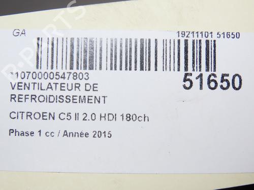 radiator-fan-citroen-c5-iii-break-rw_-2008-2009-2010-2011-2012-2013-2014-2015-2016-2017-28801454 main image