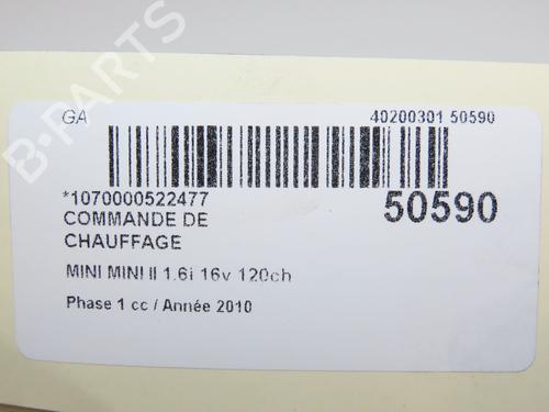 Used Climate control MINI MINI (R56) Cooper (120 hp) 28830331