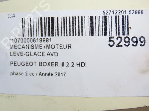 Front right window mechanism PEUGEOT BOXER Van 2.0 BlueHDi 130 | BP28968471C23 