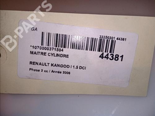 Brake master cylinder RENAULT KANGOO (KC0/1_) 1.5 dCi | BP11100429M77 