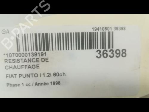 Used Heater resistor FIAT PUNTO (176_) 60 1.2 (176AP, 176AR, 176AQ, 176BB) (60 hp) 11677142