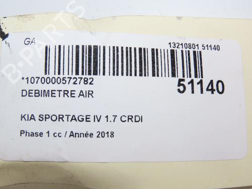 Mass air flow sensor KIA SPORTAGE IV (QL, QLE) 1.7 CRDi | BP31120013M95 