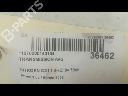 Left front driveshaft CITROËN C3 I (FC_, FN_) 1.4 i | BP9600112M38 