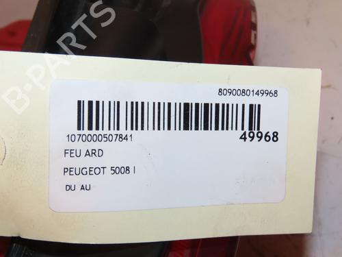 Used Right taillight PEUGEOT 5008 (0U_, 0E_) 2.0 HDi 150 / BlueHDi 150 (150 hp) 16688397