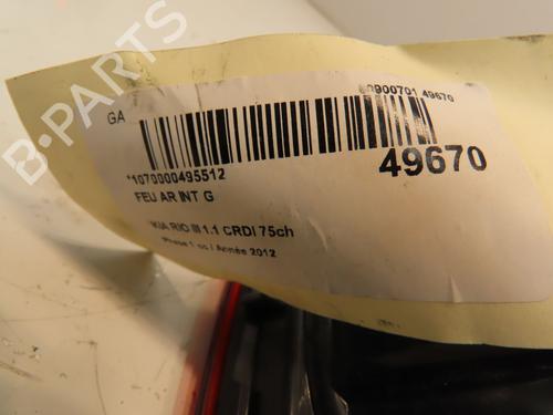 Left tailgate light KIA RIO III (UB) 1.1 CRDi | BP17037579C79 - Image 3