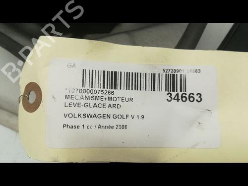 Used Rear right window mechanism VW GOLF V (1K1) 1.9 TDI (105 hp) 9595981