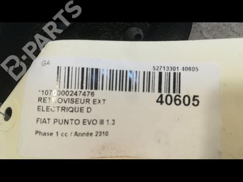Right mirror FIAT PUNTO EVO (199_) 1.3 D Multijet (199AXC1A, 199BXC1A, 199AXT1A, 199BXT1A) | BP9609390C27 
