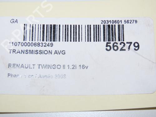 Left front driveshaft RENAULT TWINGO II (CN0_) 1.2 16V (CN0K, CN0V, CN0A) | BP32129624M38 - Image 5