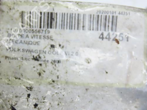 Used Gearbox VW GOLF VI (5K1) 2.0 TDI (110 hp) 28967250