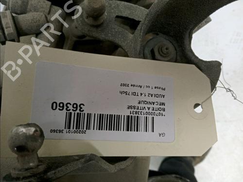 Used Gearbox Gearbox AUDI A2 (8Z0) 1.4 TDI (75 hp) 40110643 40110643