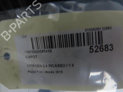 Used Hood CITROËN C4 Picasso I MPV (UD_) 1.6 HDi (109 hp) 28831025