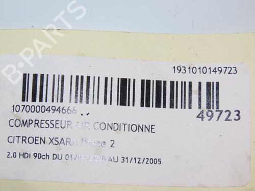 AC compressor CITROËN XSARA (N1) 2.0 HDi 90 | BP23172335M34 