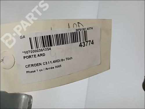 Right rear door CITROËN C3 I (FC_, FN_) 1.4 HDi | BP11103309C5 