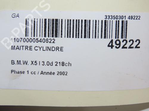 Brake master cylinder BMW X5 (E53) 3.0 d | BP23173768M77 