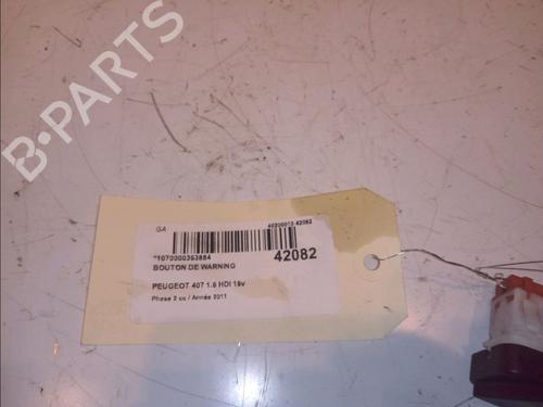 Used Warning switch Warning switch PEUGEOT 407 (6D_) 1.6 HDi 110 (6D9HZC, 6D9HYC) (109 hp) 11100746 11100746
