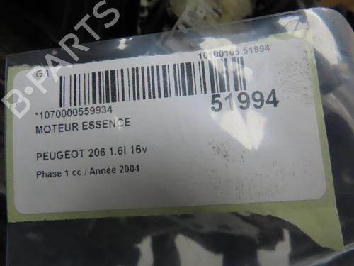 Motor PEUGEOT 206 Hatchback (2A/C) 1.6 16V (109 hp) 28828687