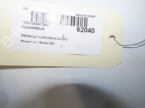 starter-renault-laguna-iii-bt01-2007-2008-2009-2010-2011-2012-2013-2014-2015-39997025 main image
