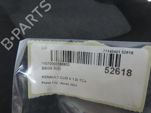 Right front seat RENAULT CLIO V (B7_) 1.0 TCe 90 (B7MT) | BP36583068C16 - Image 3