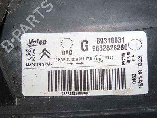 Used Left headlight PEUGEOT PARTNER Box Body/MPV 1.6 BlueHDi 100 (100 hp) 30893467