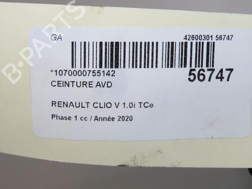 Front right seatbelt RENAULT CLIO V (B7_) 1.0 LPG (B7MT) | BP36395963I25 - Image 7