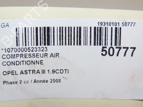 AC compressor OPEL ASTRA H Estate (A04) 1.9 CDTI 16V (L35) | BP23172337M34 