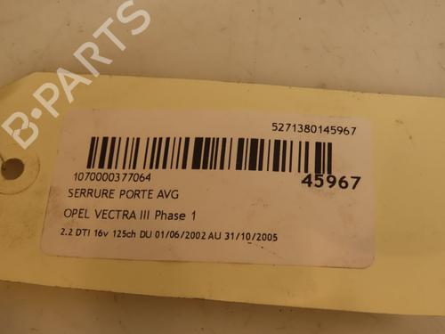 Used Front left lock OPEL VECTRA C GTS (Z02) 2.2 DTI 16V (F68) (125 hp) 16667255