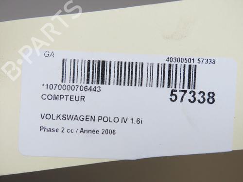 Used Instrument cluster Instrument cluster VW POLO IV (9N_, 9A_) 1.6 16V (105 hp) 40518040 40518040