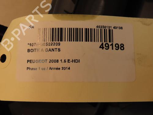 Used Glove box PEUGEOT 2008 I (CU_) 1.6 HDi (92 hp) 16769637