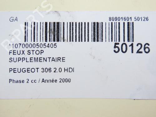 Third brake light PEUGEOT 306 Hatchback (7A, 7C, N3, N5) 2.0 HDI 90 | BP28802332L11 
