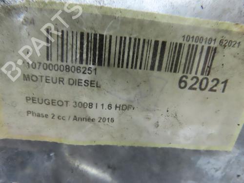Used Engine Engine PEUGEOT 3008 I MPV (0U_) 1.6 BlueHDi 120 (120 hp) 39937917 39937917