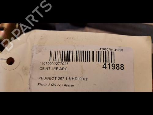 Rear left belt tensioner PEUGEOT 307 Break (3E) 1.6 HDi | BP23175157C89 