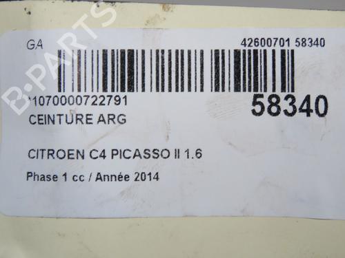 Rear left seatbelt CITROËN C4 Picasso II 1.6 HDi / BlueHDi 115 | BP36395977I29 - Image 5