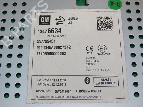 Radio OPEL CORSA E (X15) 1.4 (08, 68) | BP23124992E6