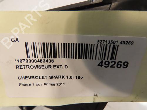 Right mirror CHEVROLET SPARK (M300) 1.0 | BP17371573C27